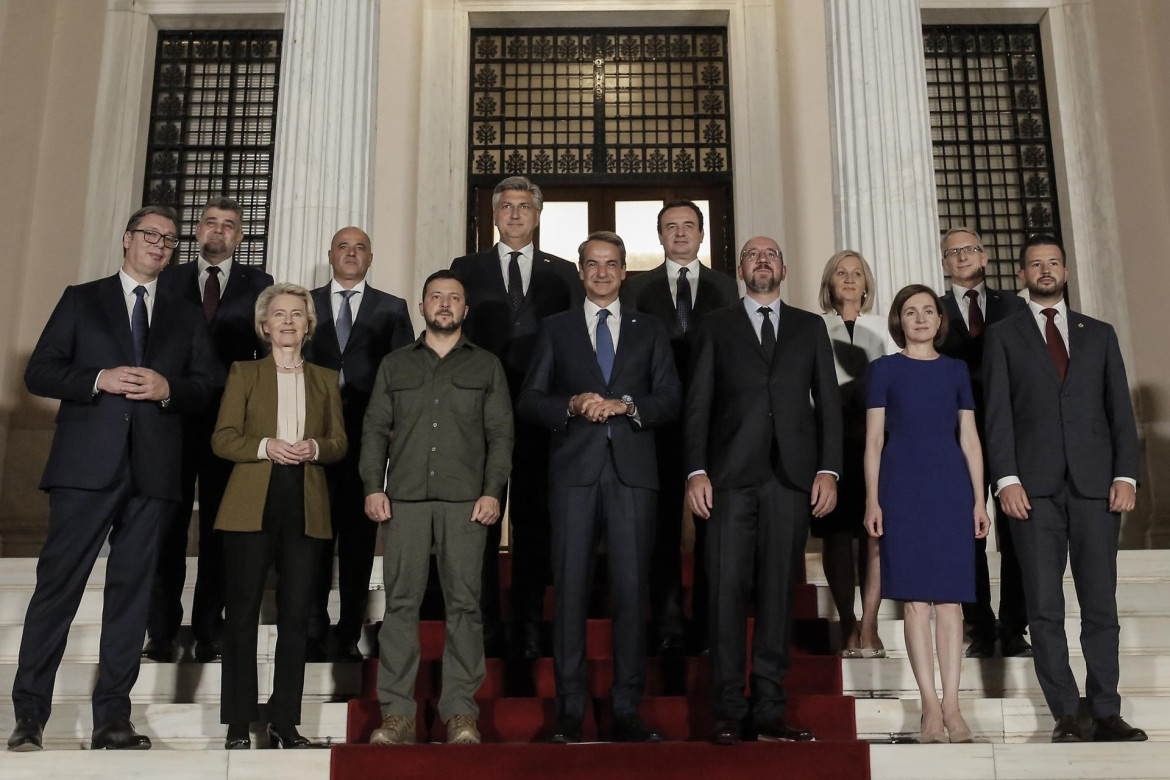 Reunión de presidentes en Atenas. Foto: Reuters.