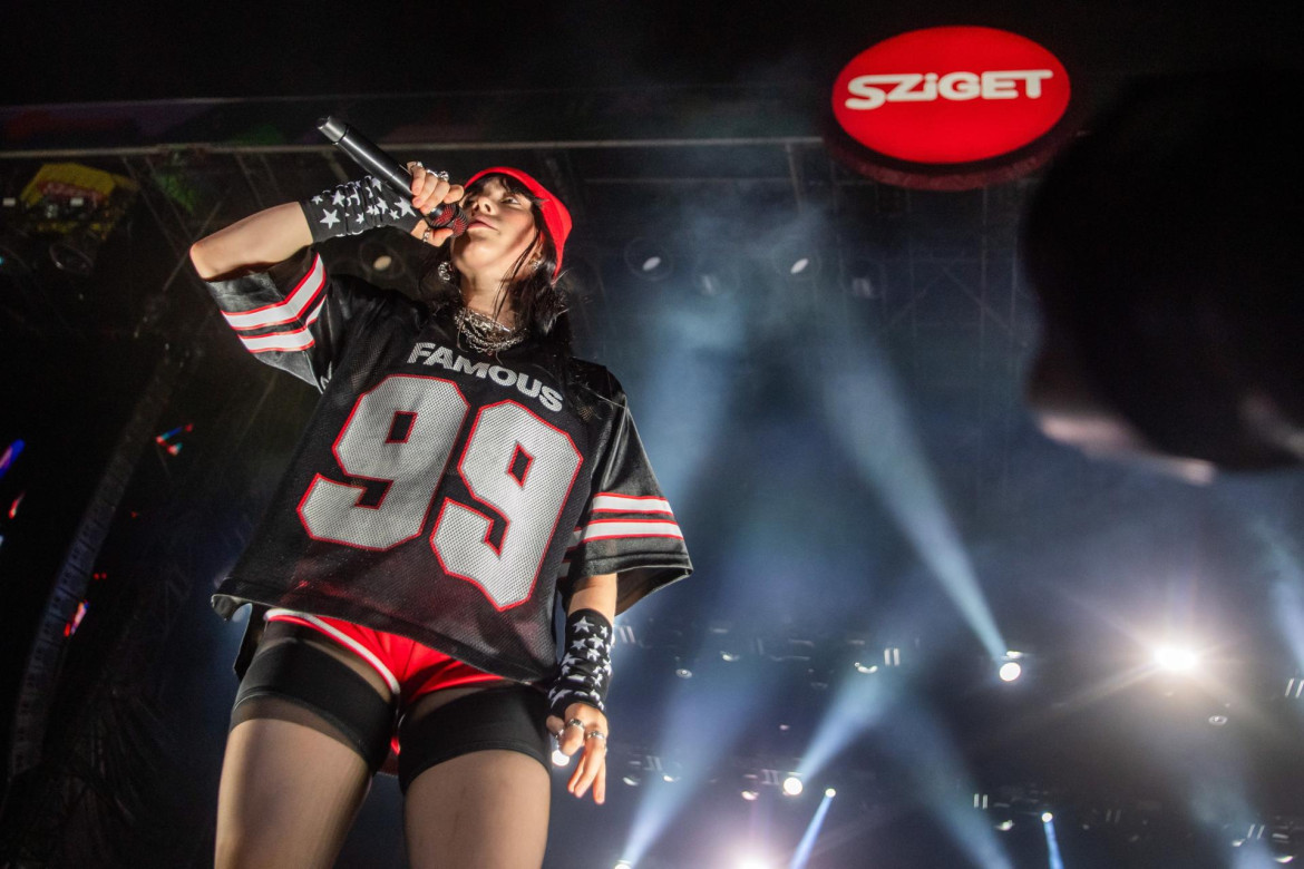 Billie Eilish en concierto. Foto: EFE.