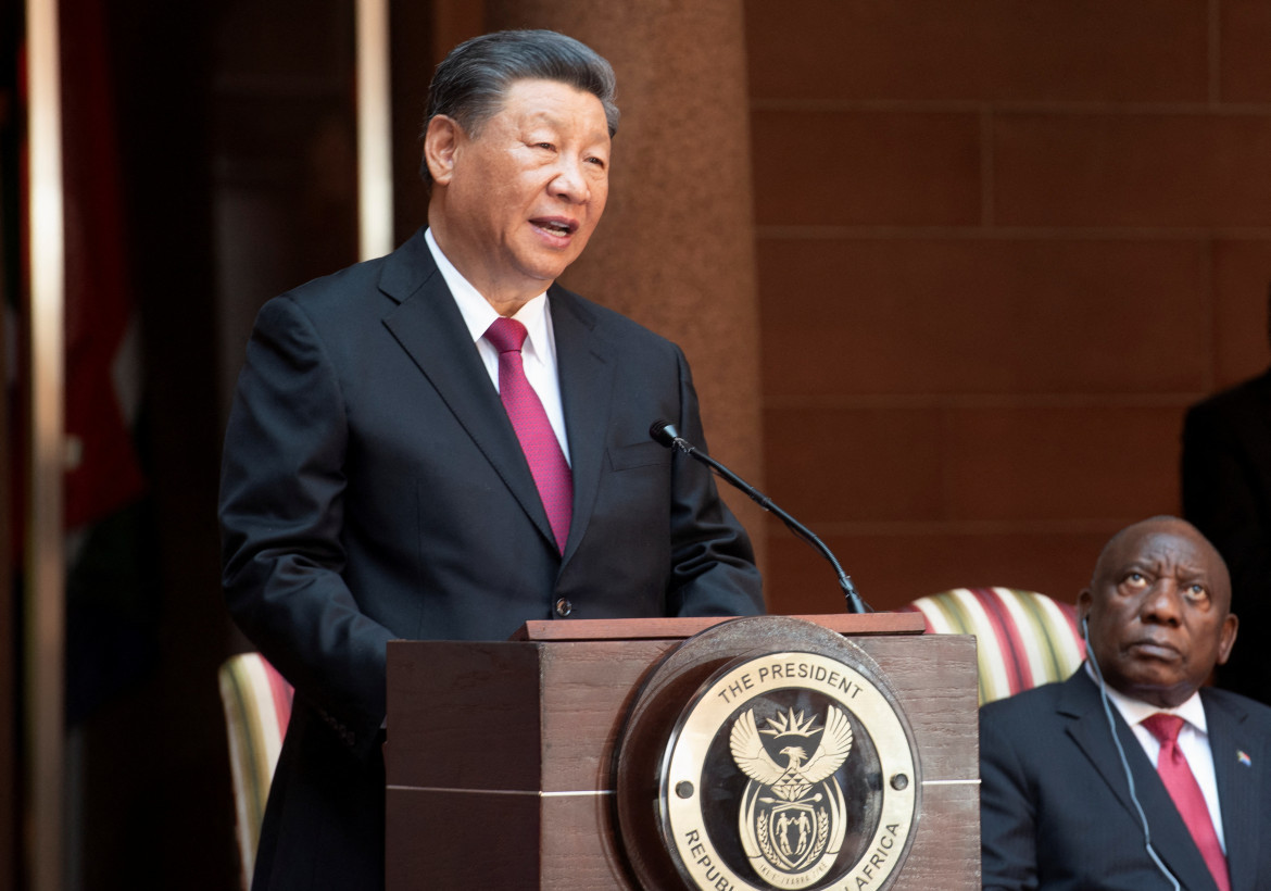 Xi Jinping en la Cumbre de los BRICS. Foto: REUTERS.