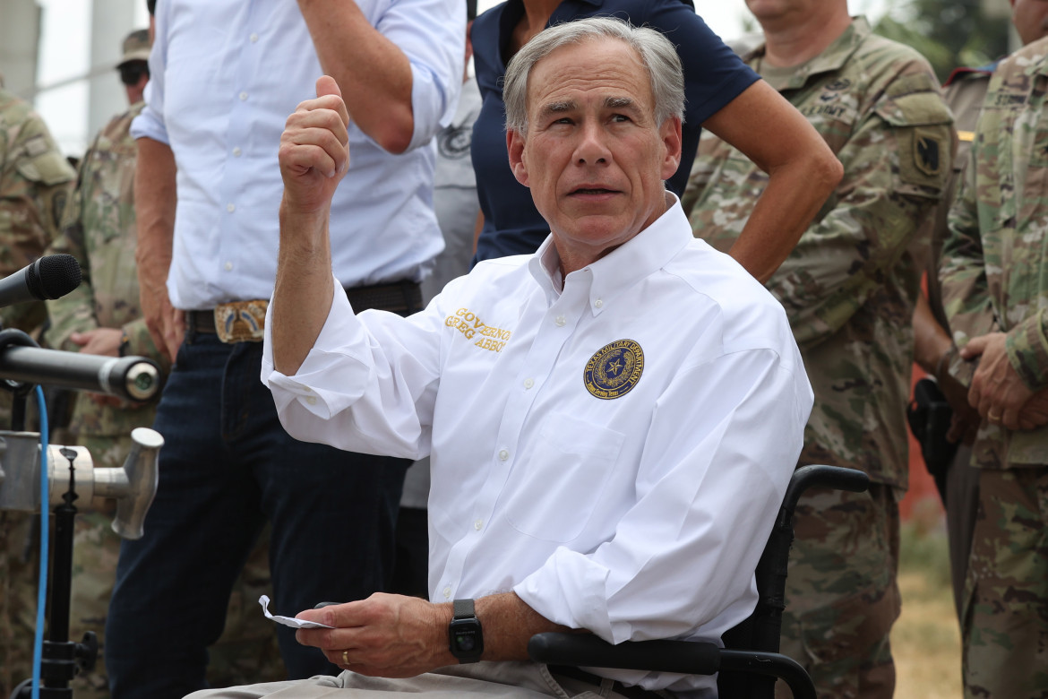Gregory Abbott, gobernador de Texas. Foto: EFE.