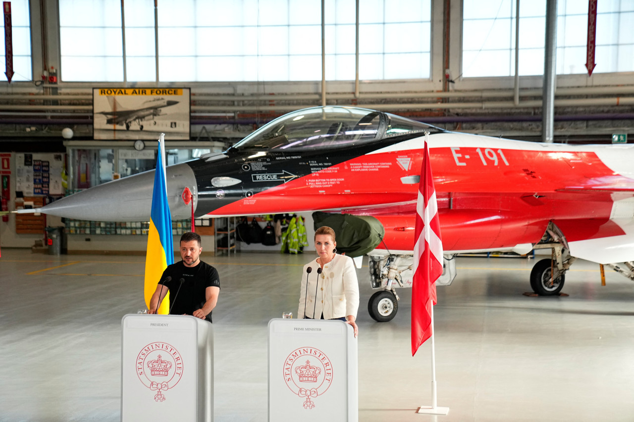 Avión caza F-16. Foto: Reuters.