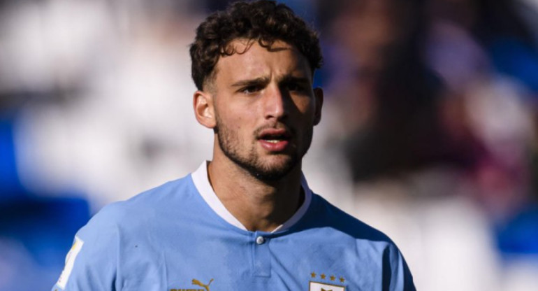 Sebastián Boselli, futbolista uruguayo. Foto: NA