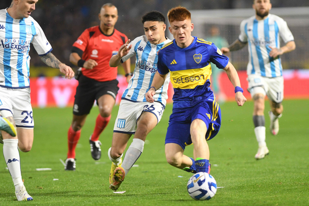 Boca Juniors vs Racing Club, Copa Libertadores. Foto: Télam.