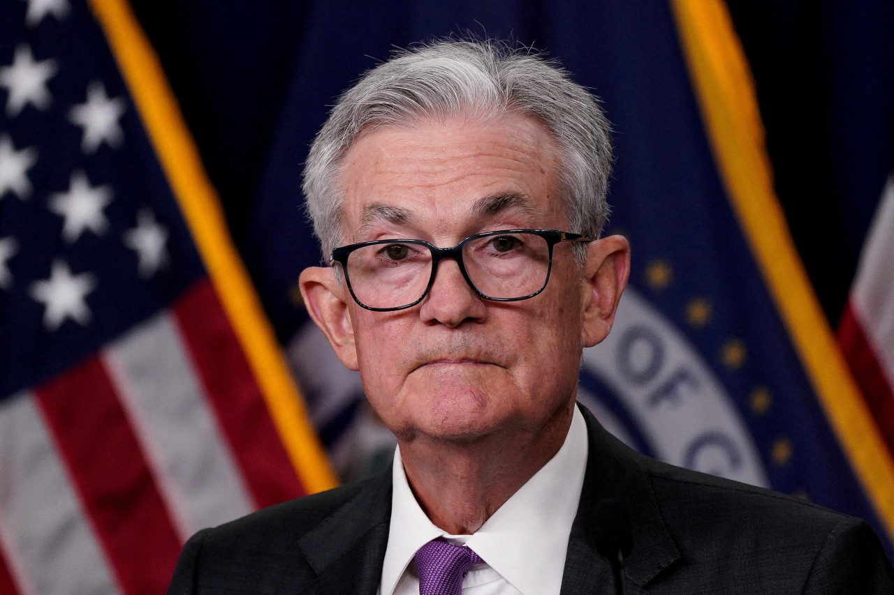 Jerome Powell, Presidente de la Reserva Federal de EE.UU.. Foto: REUTERS.