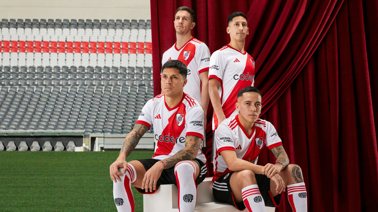 Presentación de la nueva camiseta de River. Foto: @RiverPlate.