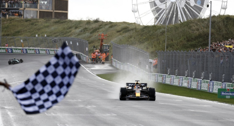 En su casa, Max Verstappen ganó el Gran Premio de Países Bajos. Foto: Reuters.