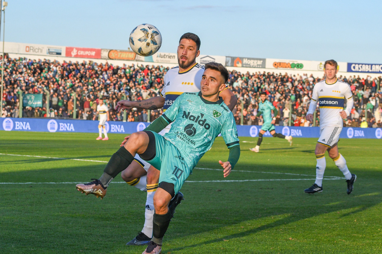 Sarmiento está invicto en la Copa de la Liga con dos triunfos consecutivos. Foto: NA.