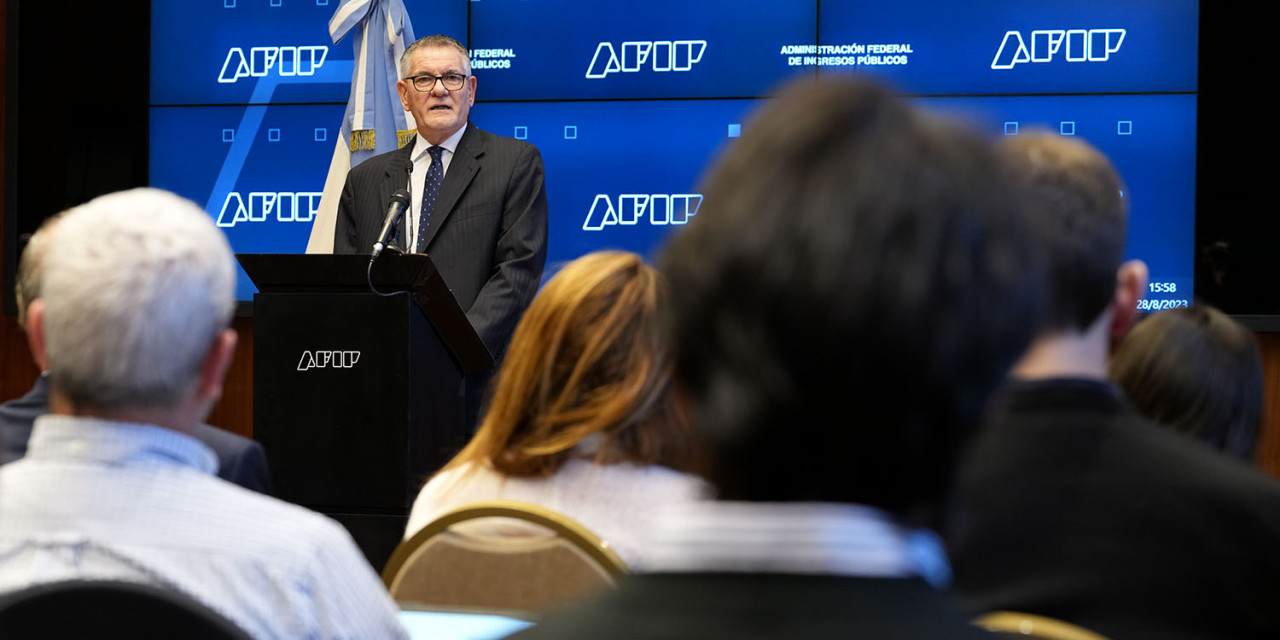 Carlos Castagneto, titular de la AFIP. Foto: captura de pantalla.