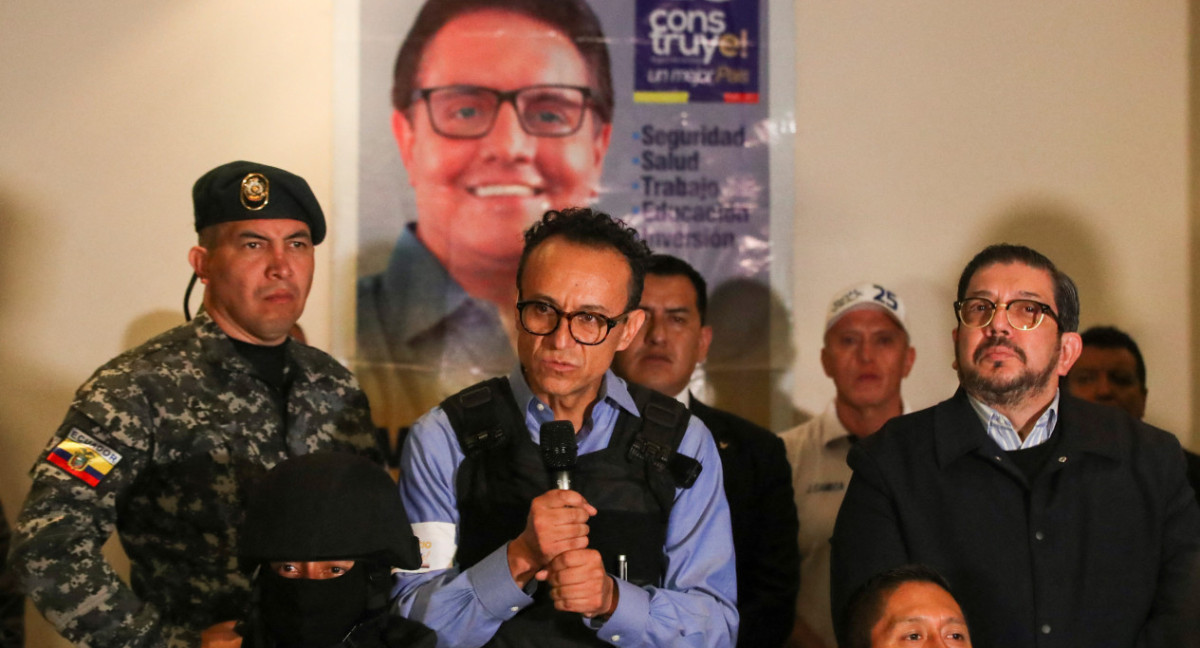 Christian Zurita, candidato presidencial en Ecuador. Foto: Reuters.