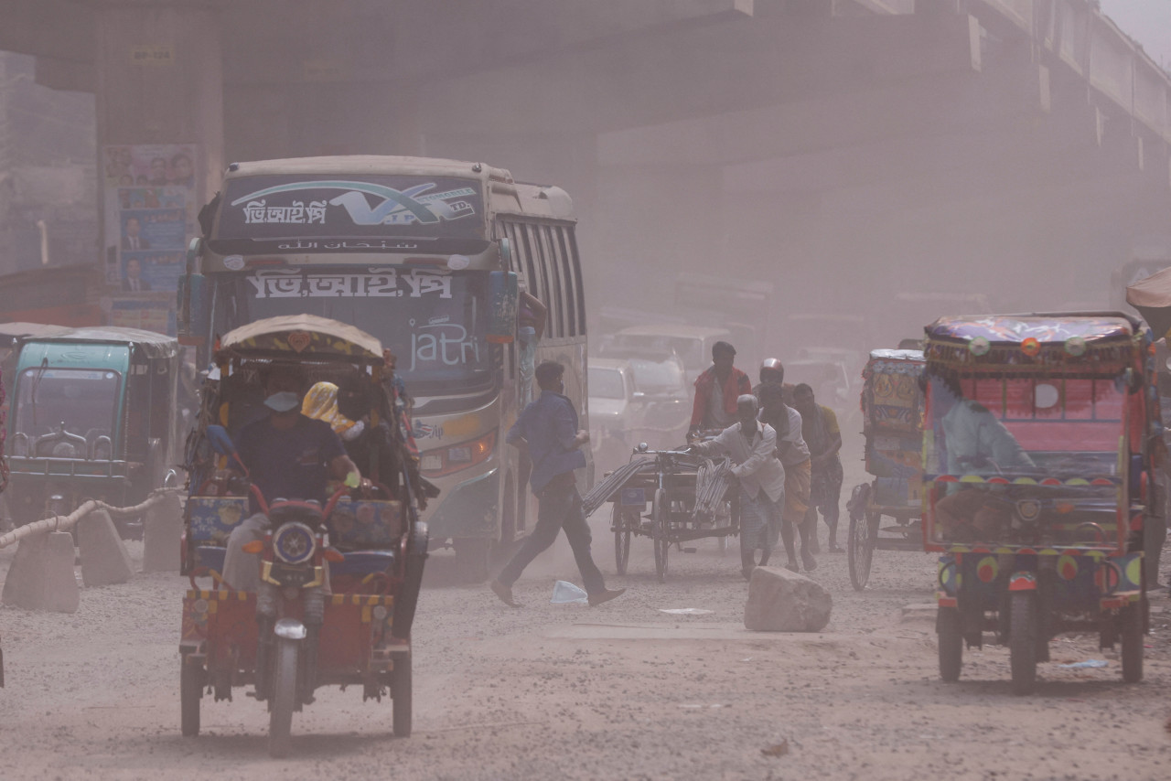 Bangladesh es el país con el aire más contaminado del mundo. Foto: Reuters