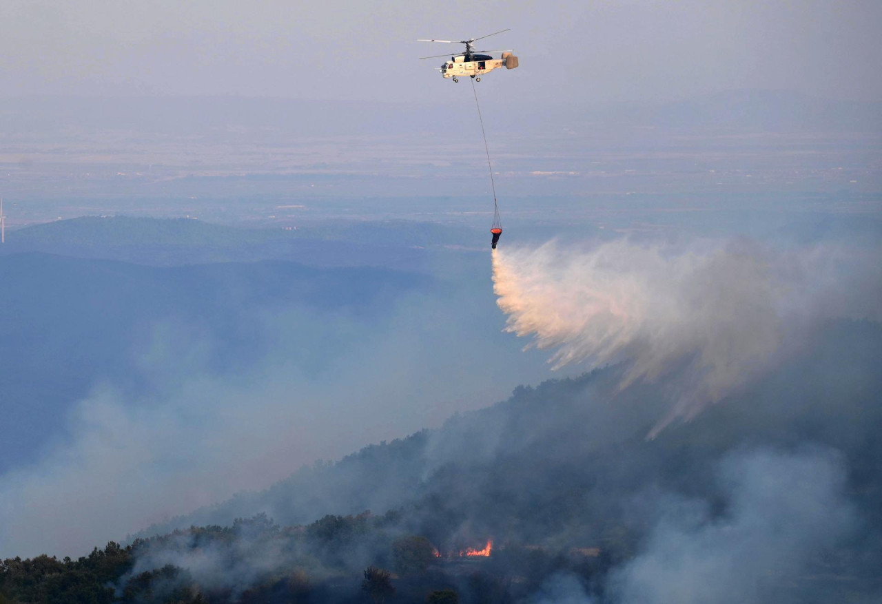 Incendios en Grecia. Foto: EFE