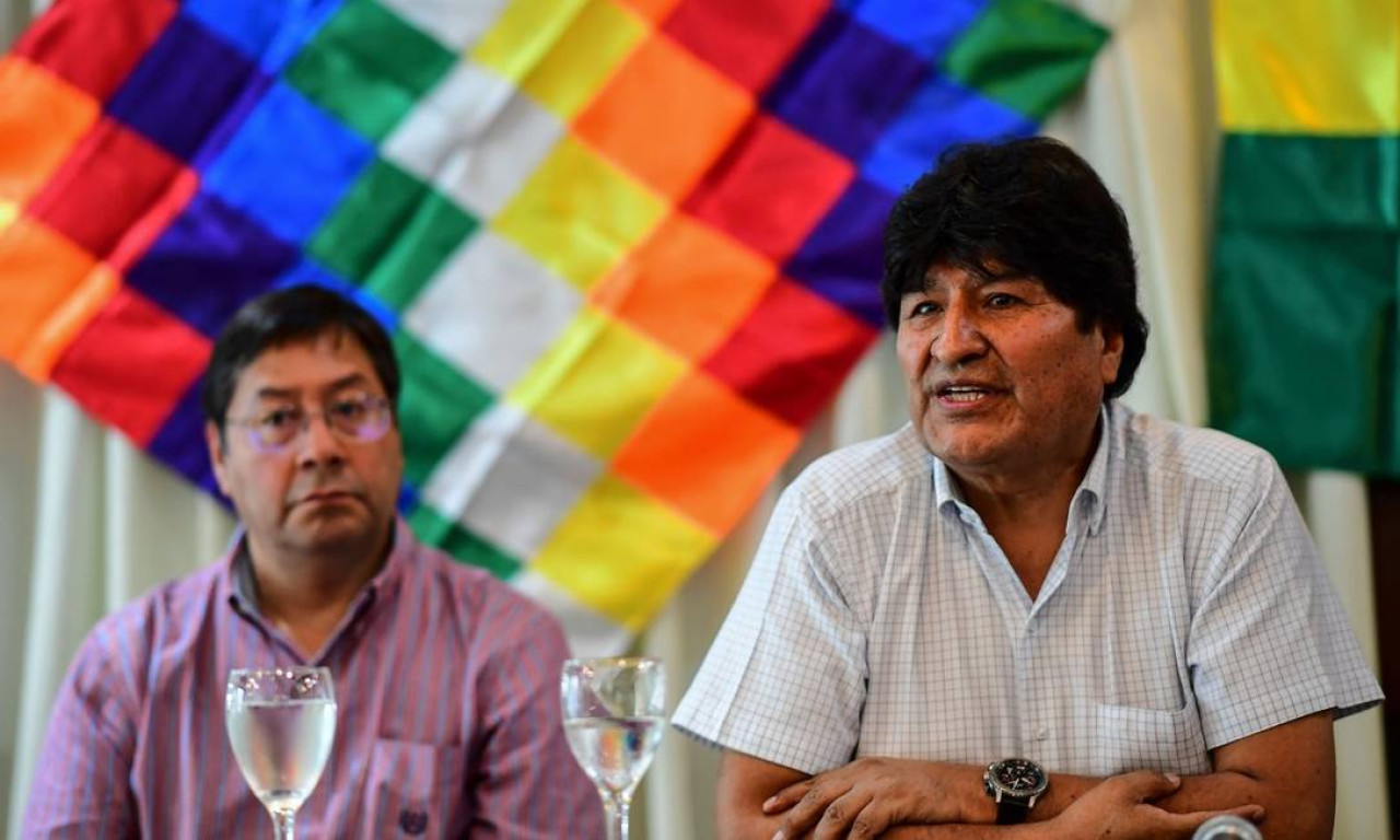 Evo Morales y Luis Arce. Foto: Reuters