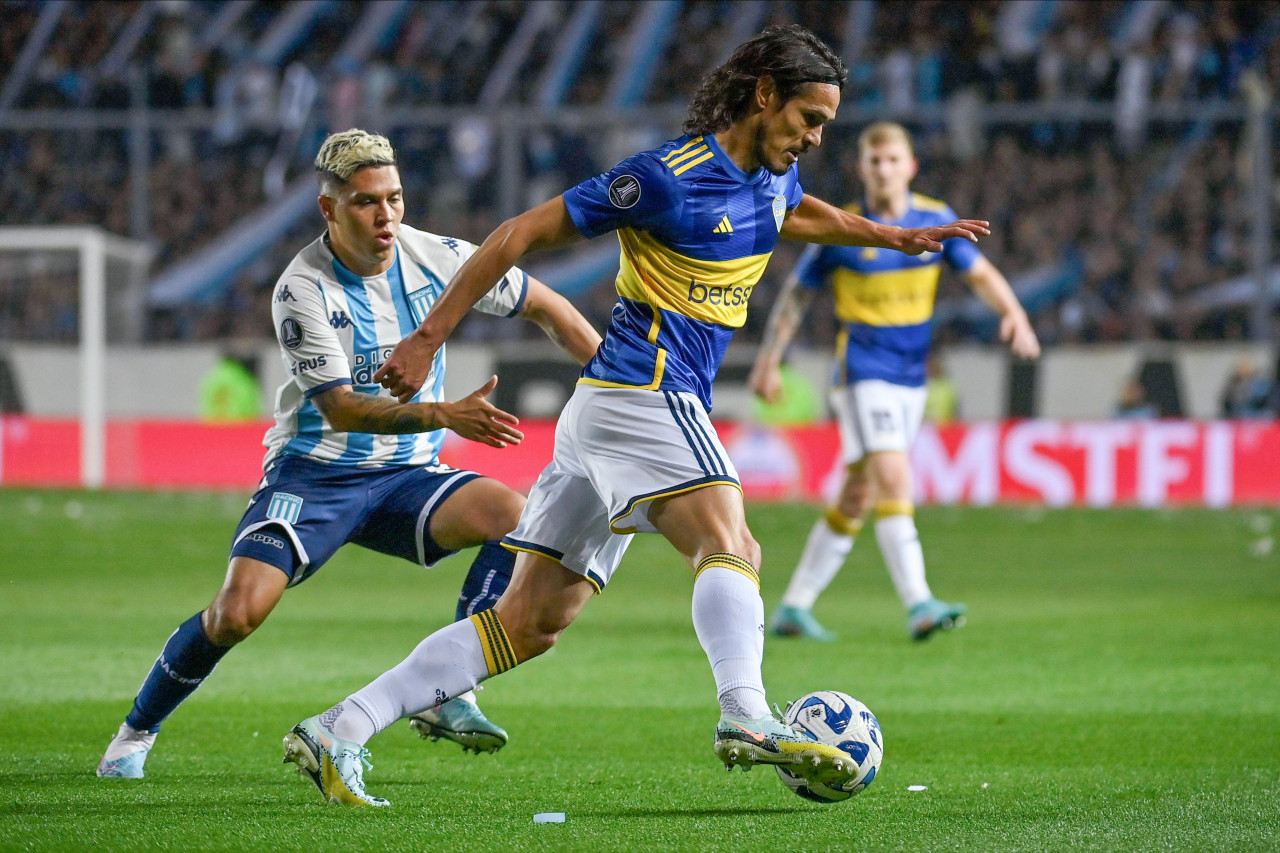 Copa Libertadores, Racing vs. Boca. Foto: NA.