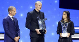 Erling Haaland fue elegido como Mejor Jugador del Año de la UEFA. Foto: EFE.