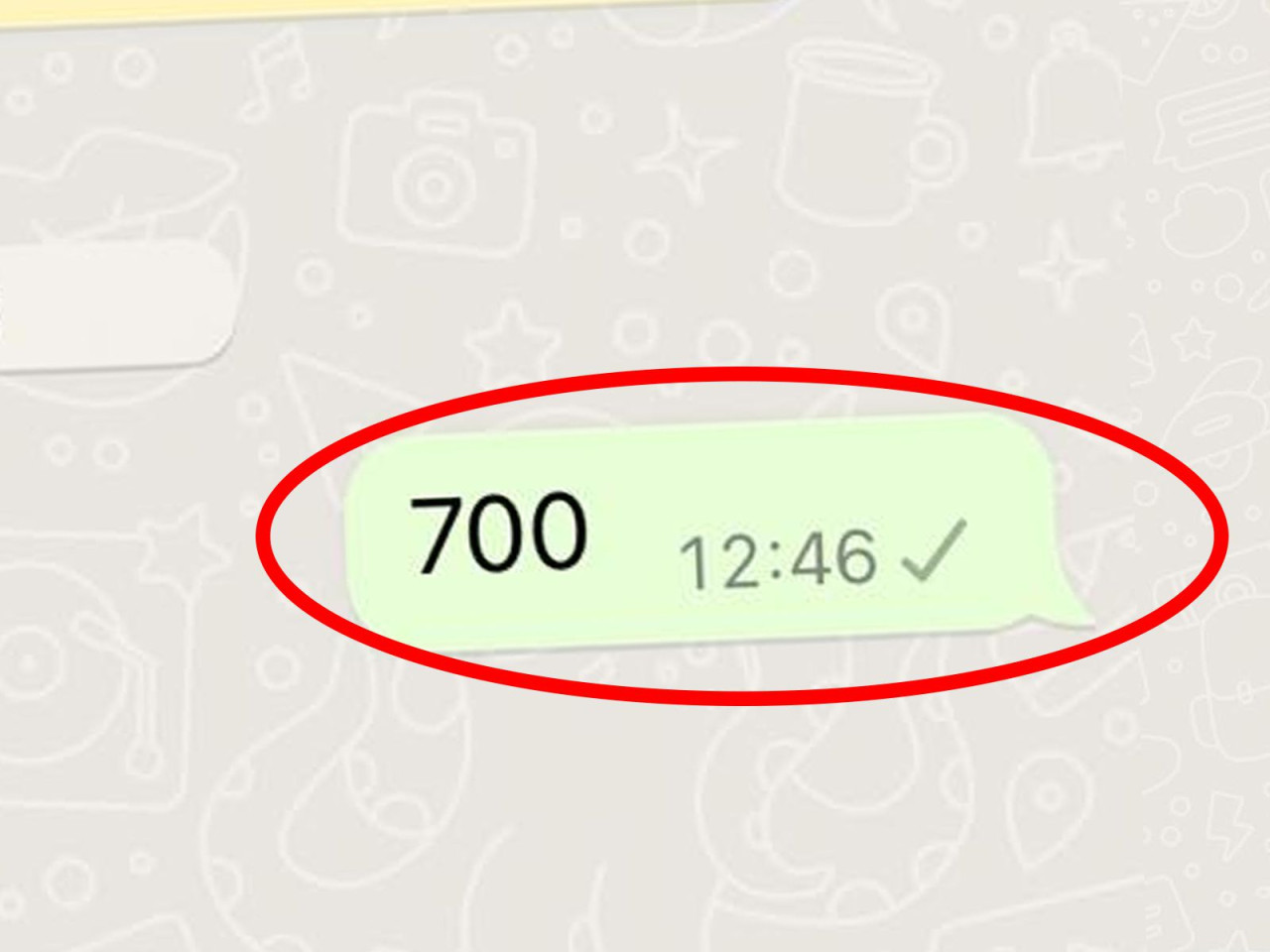 700, el "código secreto" de WhatsApp. Foto: Gentileza Crast.net.