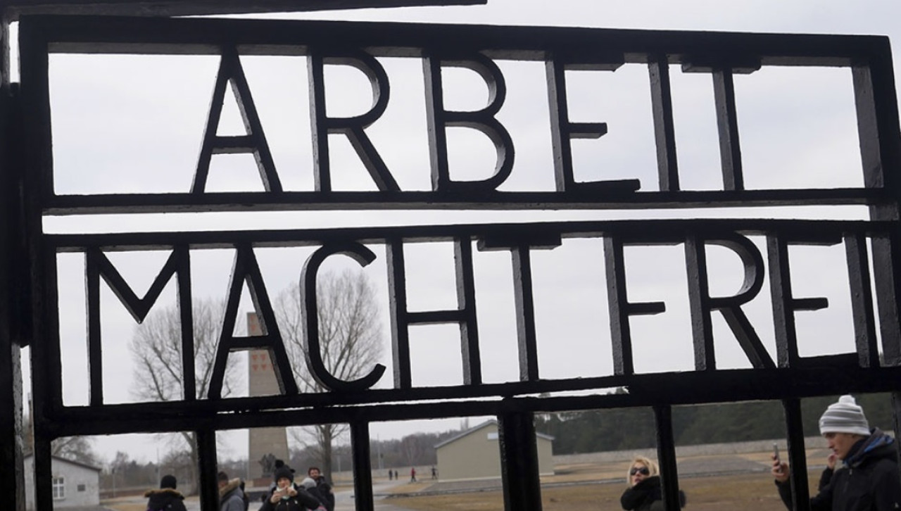 Campo de concentración de Sachsenhausen. Foto: Télam.