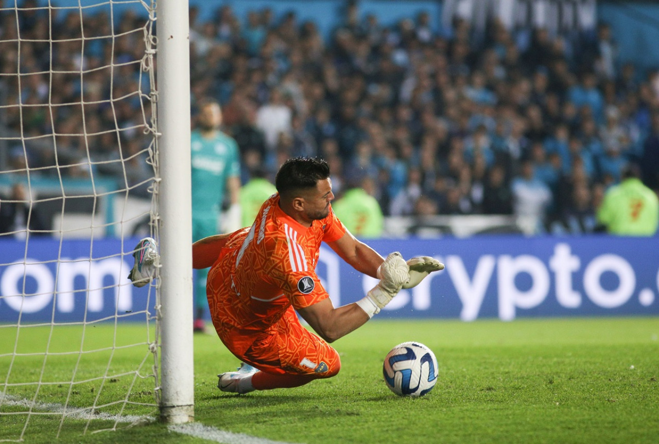 Sergio Romero, el héroe de Boca ante Racing en cuartos de la Libertadores. Foto: NA.