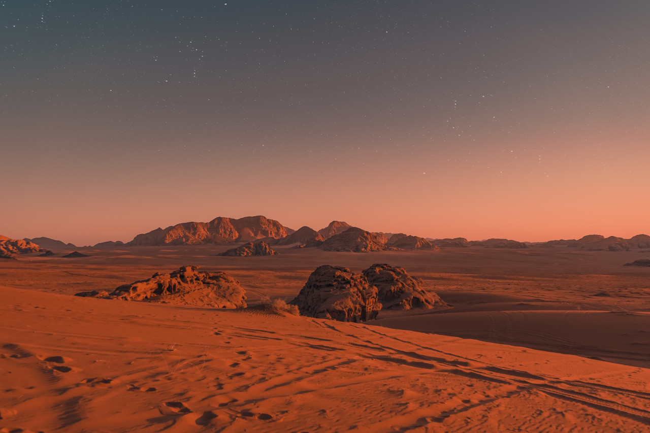 Life on Mars.  Photo: Unsplash