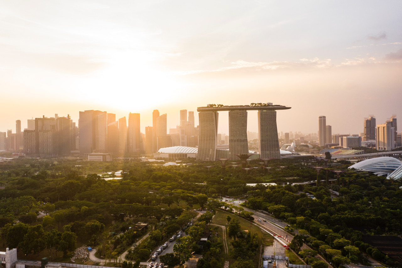 La arquitectura de Singapur sirve como antídoto contra la soledad misma. Unsplash.