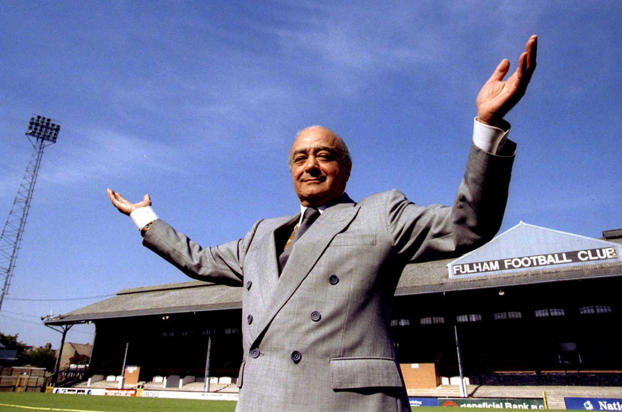 Mohamed Al-Fayed compró el club británico Fulham. Foto: Reuters.