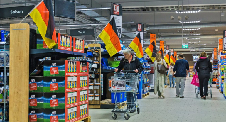 Supermercado en Alemania.