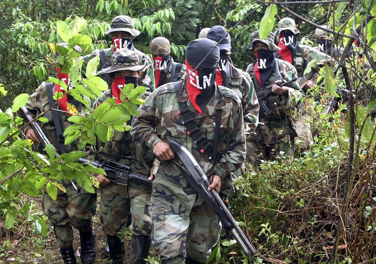 Guerrilla del Ejército de Liberación Nacional (ELN) de Colombia. Foto: Reuters.