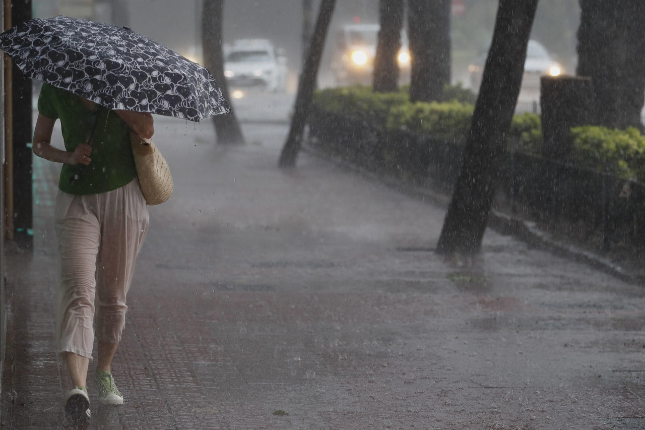 Alerta roja por temporal en España. Foto: EFE.