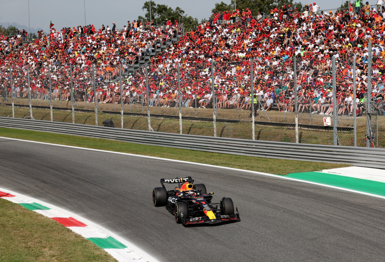 Max Verstappen en el Gran Premio de Italia. Foto: Reuters.
