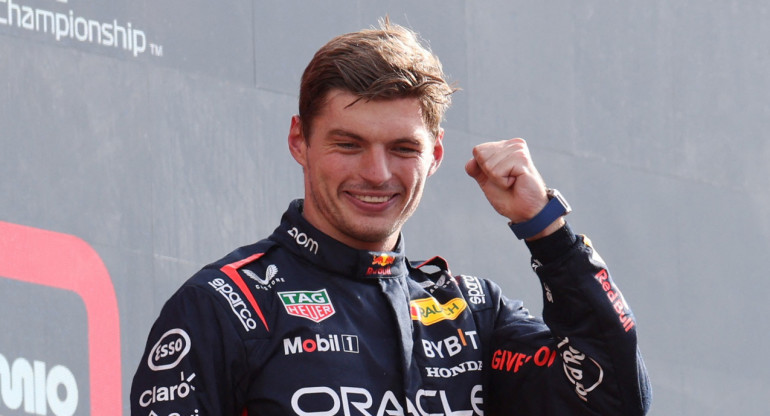 Max Verstappen en el Gran Premio de Italia. Foto: Reuters.