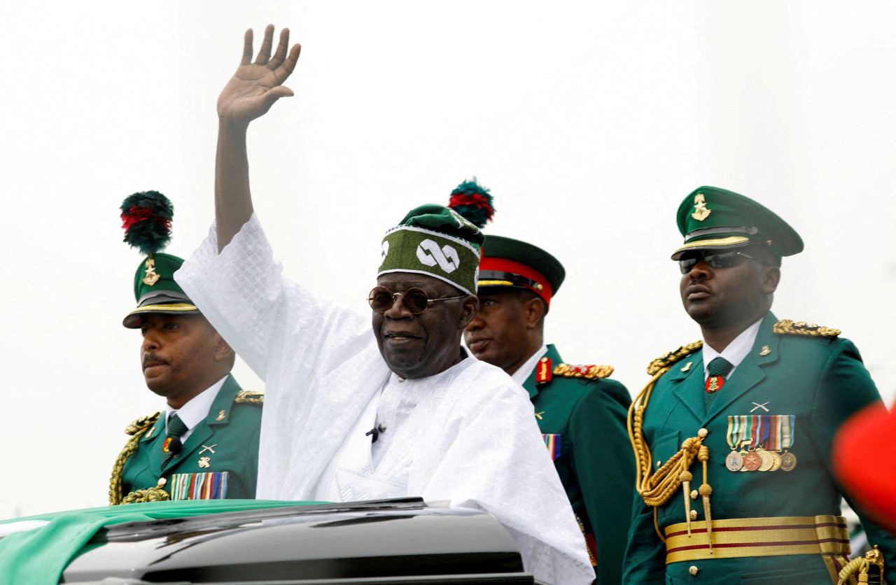 Bola Tinubu, presidente de Nigeria. Foto: Reuters.