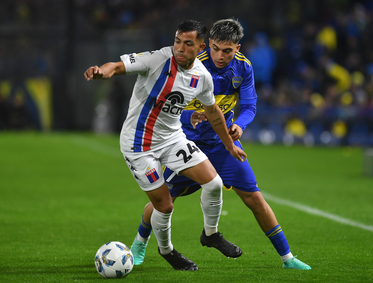 Boca Juniors vs Tigre. Foto: Télam.