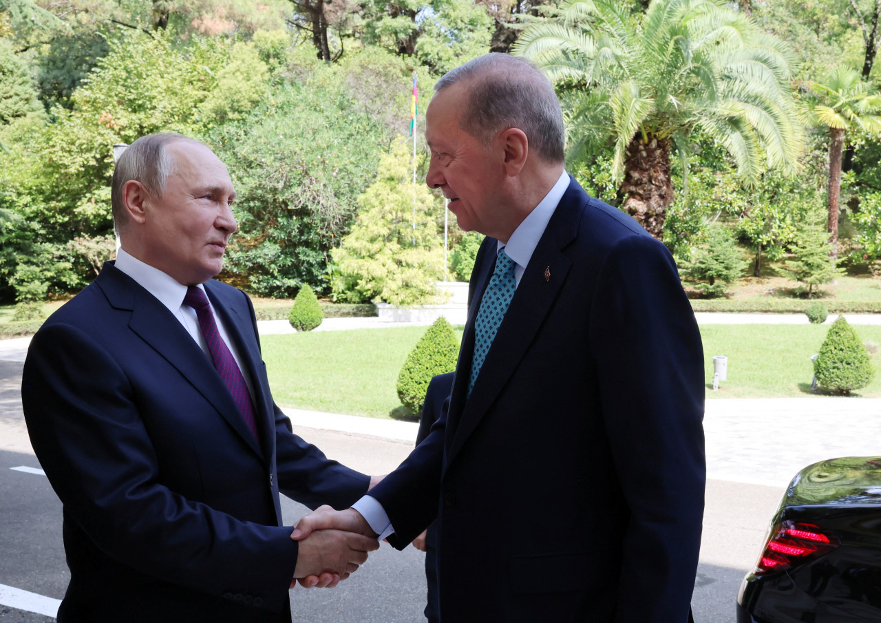 Putin y Erdogan. Foto: Reuters.