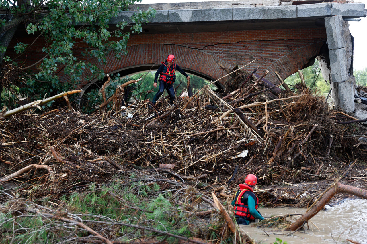 Temporal en España. Foto: EFE.