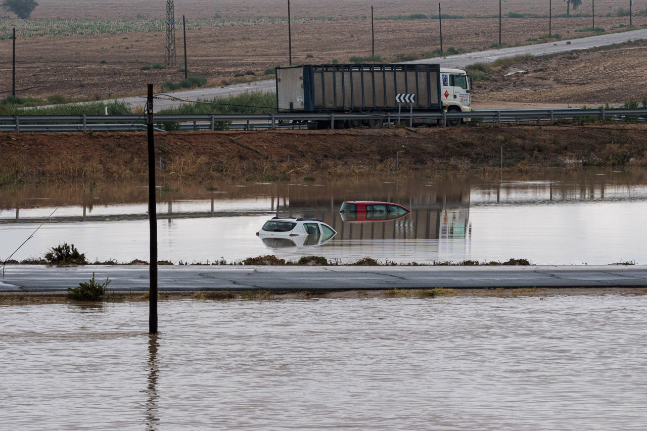 Temporal en España. Foto: EFE.