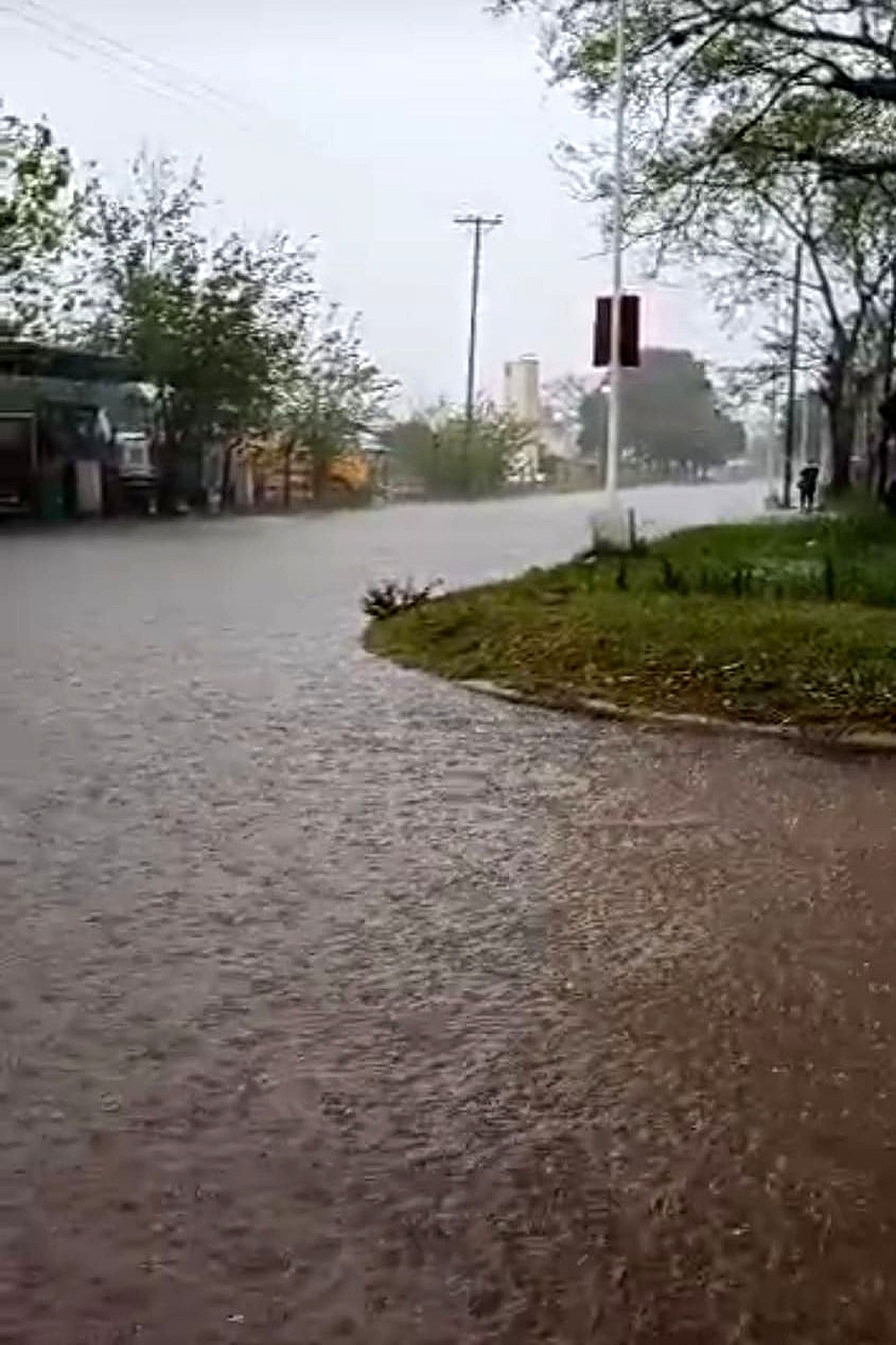 Temporal en Corrientes. Foto: Télam.