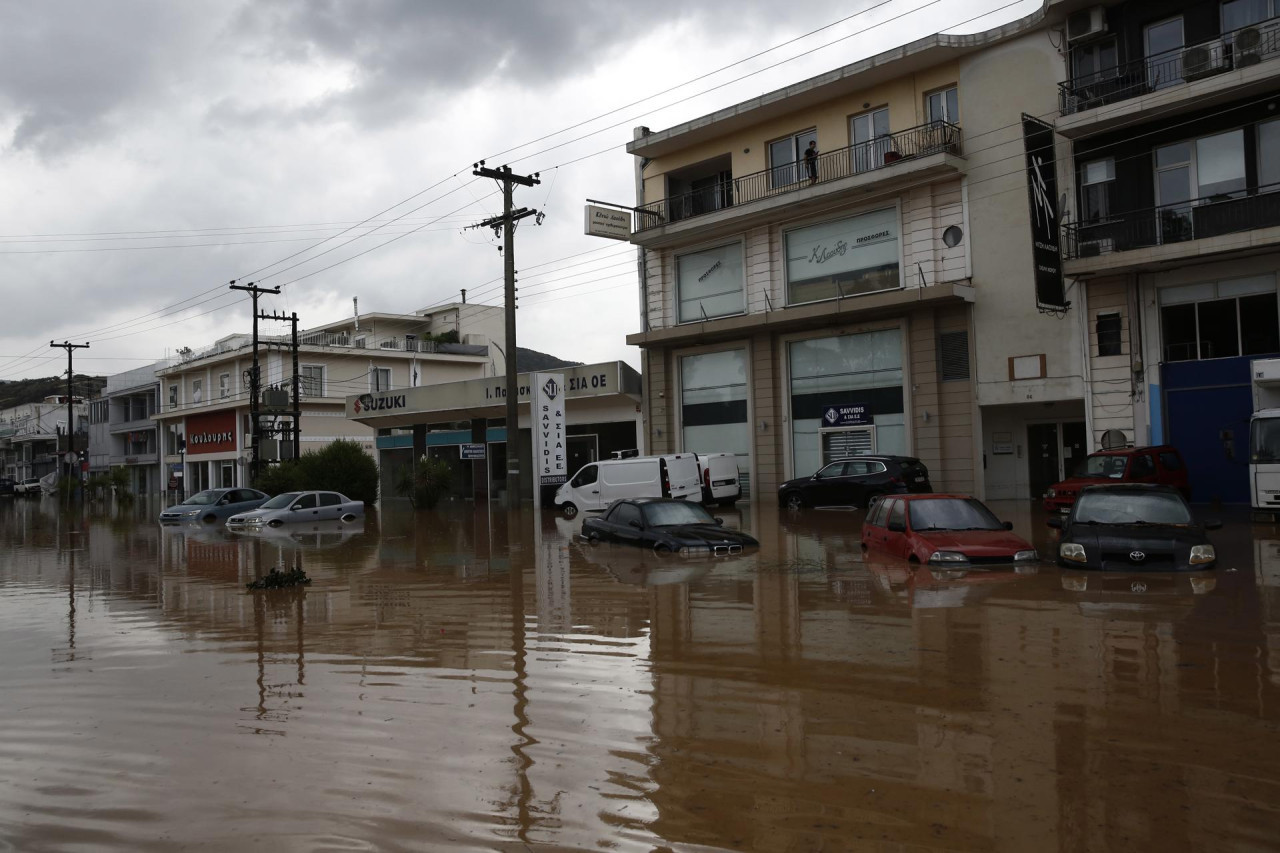 Inundaciones en Grecia. Foto: EFE