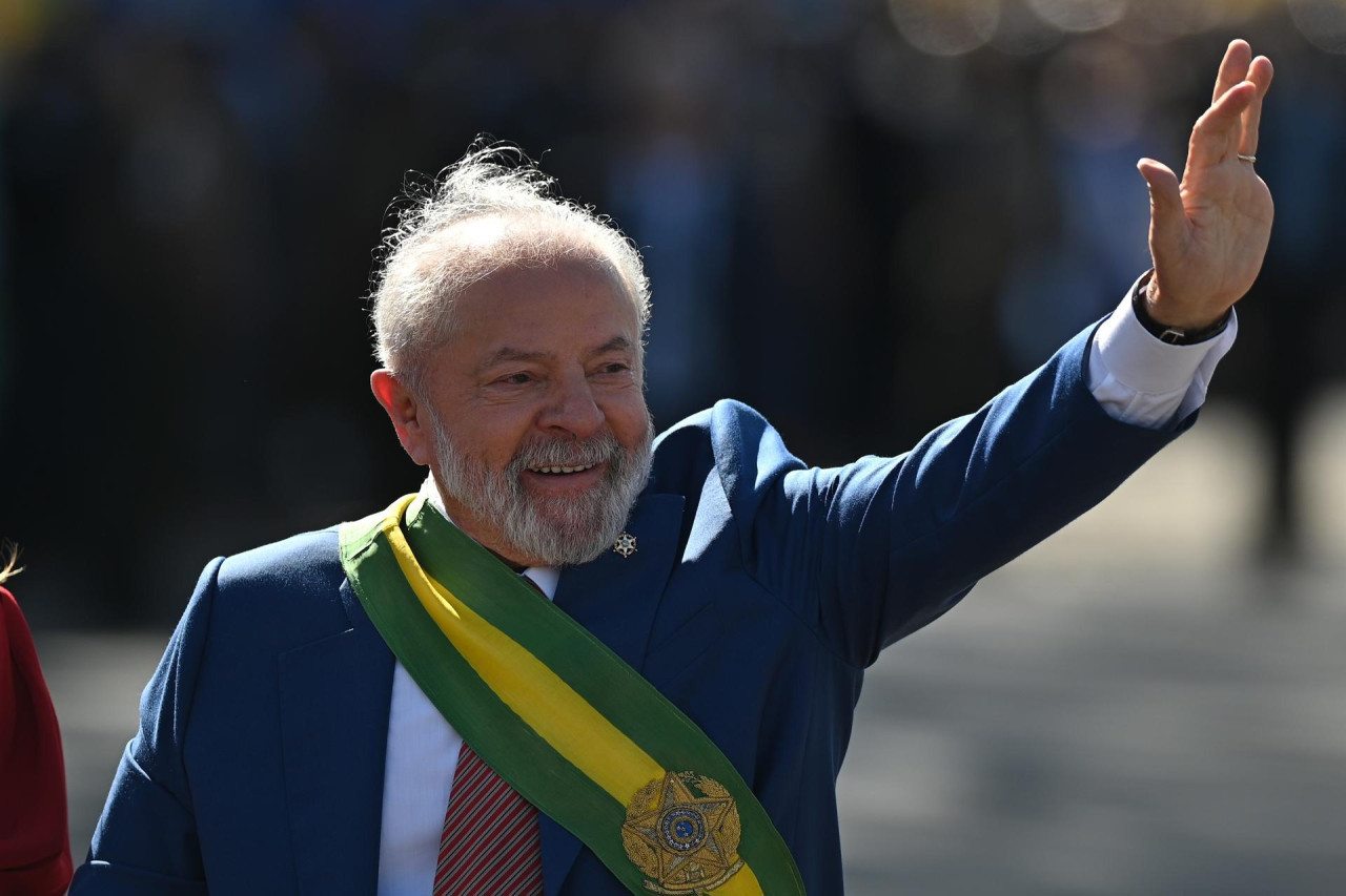 Luiz Inácio Lula da Silva en el desfile cívico-militar del Día de la Independencia. Foto: EFE