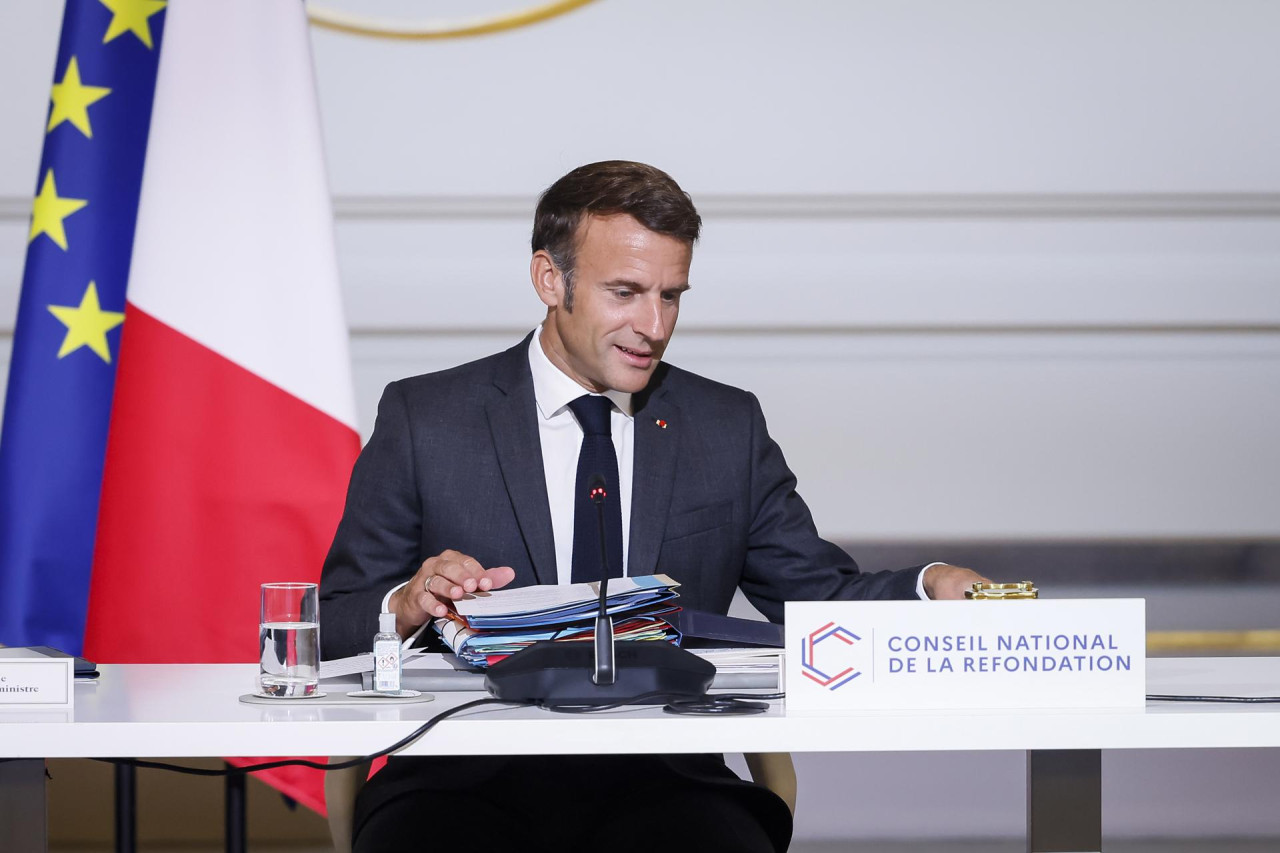 Emmanuel Macron, presidente de Francia. Foto: EFE.