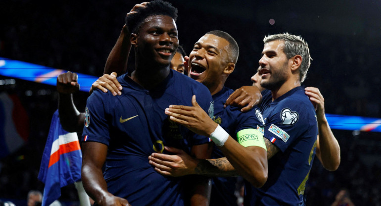 Francia derrotó a Irlanda por la 5ta fecha de las Eliminatorias rumbo a la Euro 2024. Foto: Reuters.