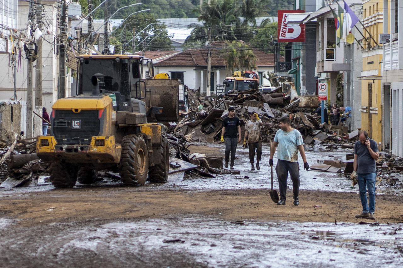 Aumenta el número de desaparecidos tras el temporal en Brasil. Foto: EFE