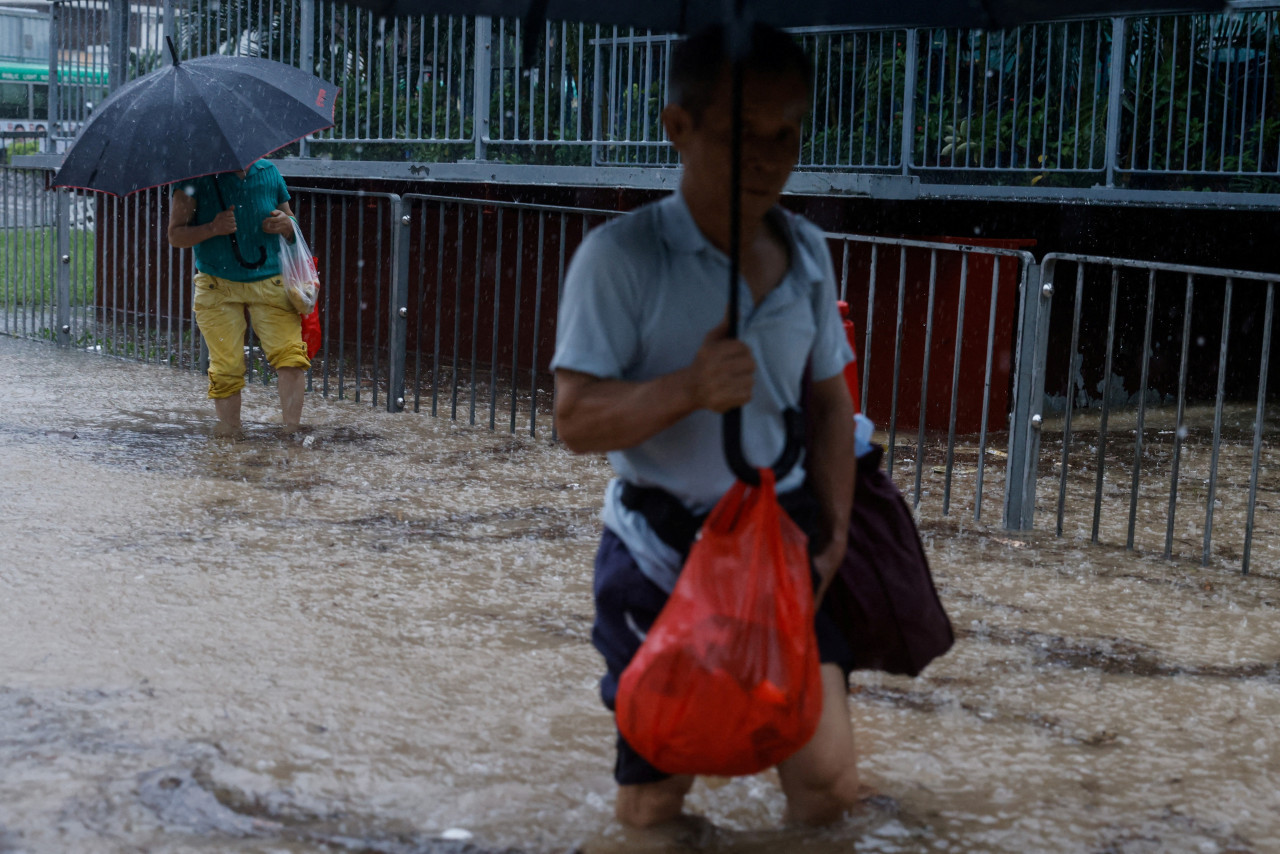 Desastre tras tifones en Asia. Foto: Reuters