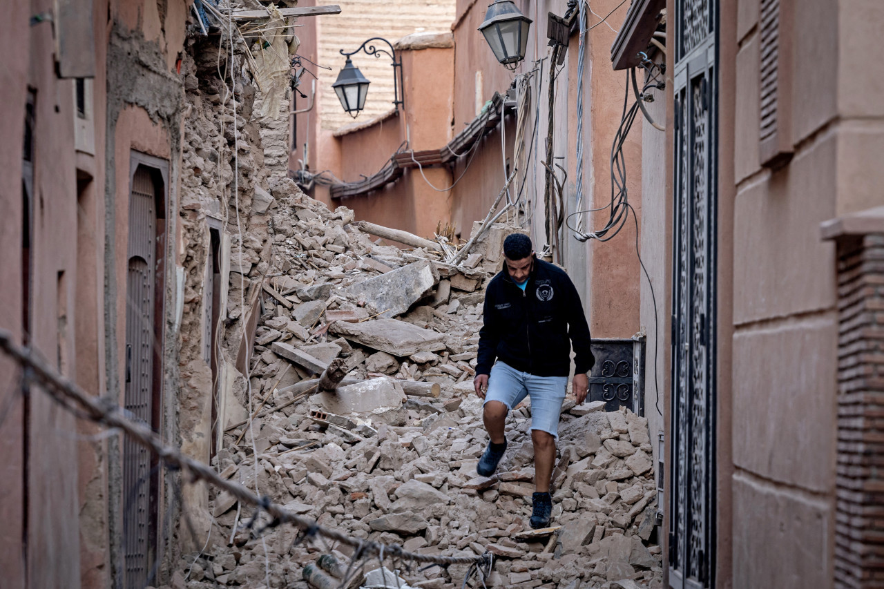 Terremoto en Marruecos. Foto: Télam