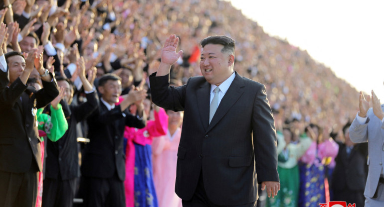 75 aniversario de Corea del Norte. Foto: Reuters.