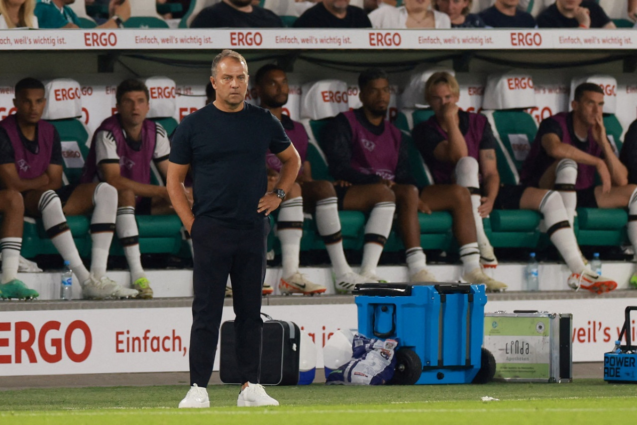 Hansi Flick dirigió apenas 25 partidos como técnico de la selección de Alemania. Foto: Reuters.