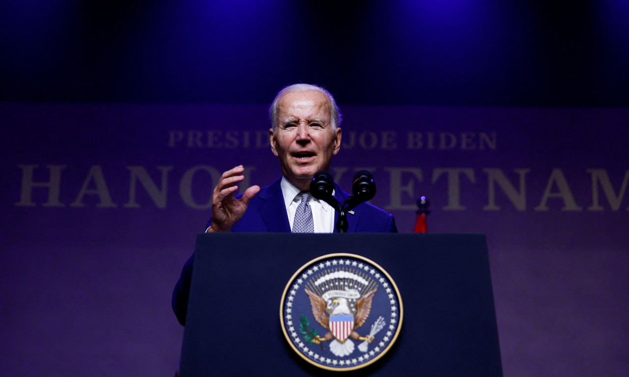 Joe Biden en Vietnam. Foto: Reuters.