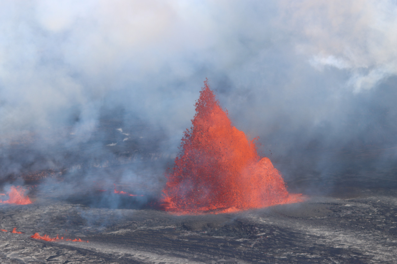 Volcán Kilauea. Foto: Reuters.
