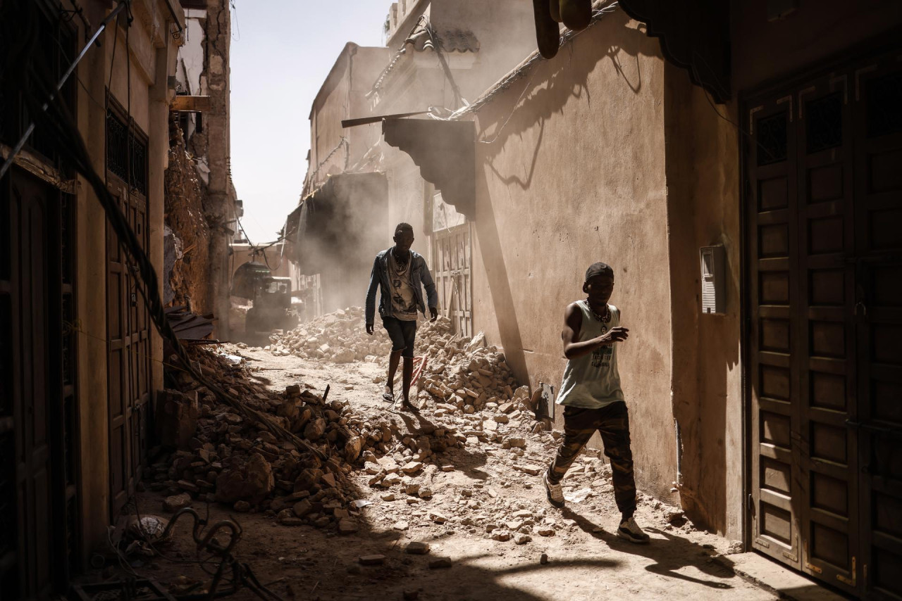 Terremoto en Marruecos. Foto: EFE.