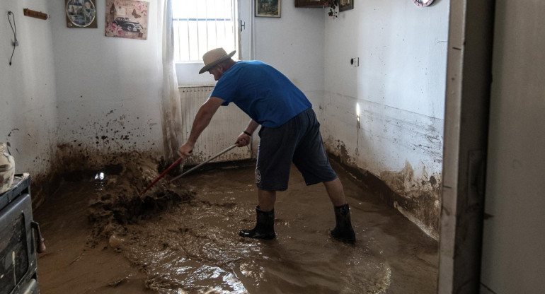 Los hogares de Grecia luego de la tormenta "Daniel". Foto: EFE