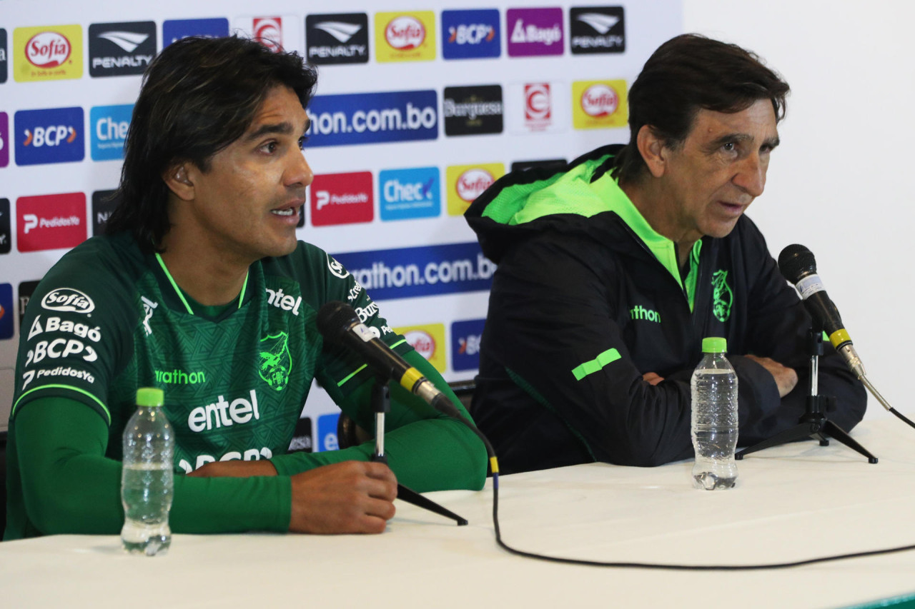 Martins Moreno en conferencia de prensa. Foto: EFE