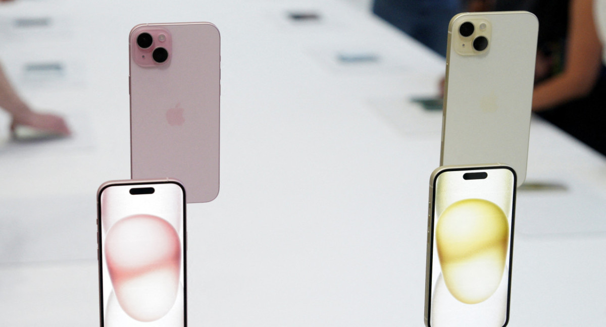 Nuevos modelos de Apple, iPhone15. Foto: Reuters
